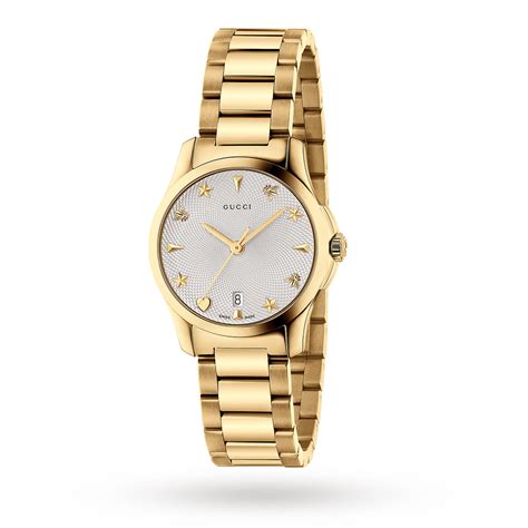 gucci timeless gold watch on wrtist|Gucci timeless watch women.